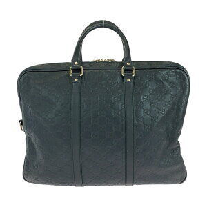 Gucci leather ssima bag handbag black business